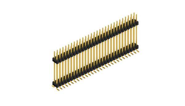 Fischer Elektronik Stiftleiste (Standard) Anzahl Reihen: 2 SL16SMD24758G 10St.