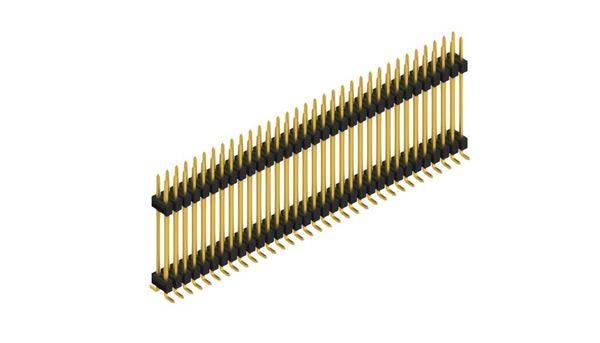 Fischer Elektronik Stiftleiste (Standard) Anzahl Reihen: 2 SL16SMD24766G 10St.