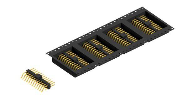 Fischer Elektronik Stiftleiste (Standard) Anzahl Reihen: 2 10150647 300St.