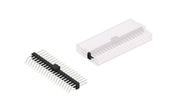 Fischer Elektronik Stiftleiste (Standard) Anzahl Reihen: 2 10052790 10St.