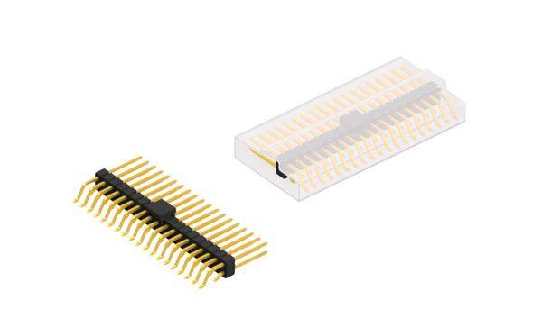 Fischer Elektronik Stiftleiste (Standard) Anzahl Reihen: 2 10052904 10St.