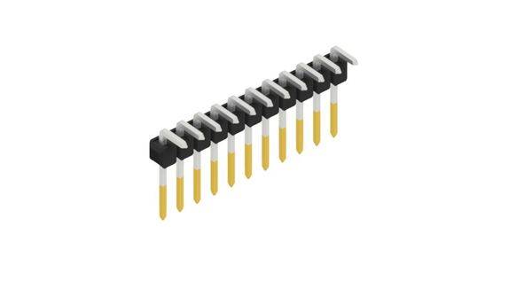 Fischer Elektronik Stiftleiste (Standard) Anzahl Reihen: 1 10052982 10St.