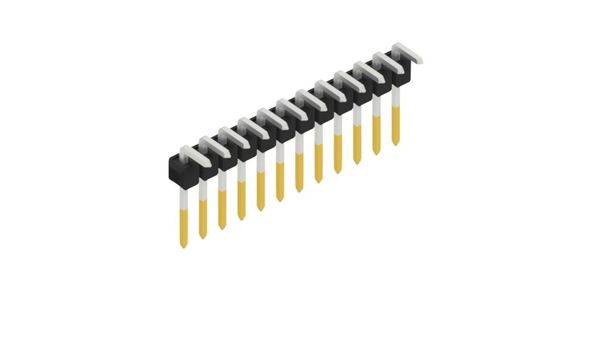 Fischer Elektronik Stiftleiste (Standard) Anzahl Reihen: 1 10052986 10St.