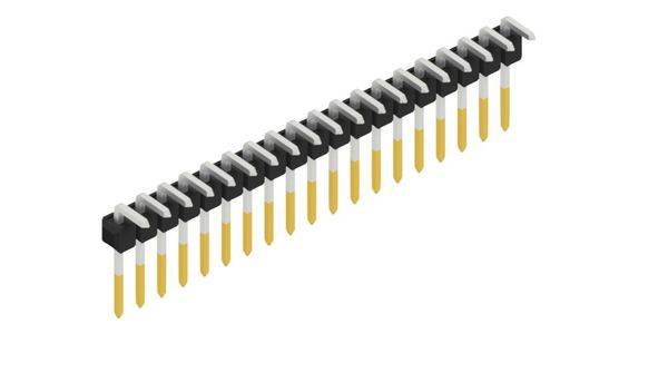 Fischer Elektronik Stiftleiste (Standard) Anzahl Reihen: 1 SL1808219S 10St.