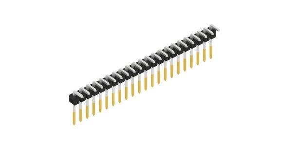 Fischer Elektronik Stiftleiste (Standard) Anzahl Reihen: 1 SL1808222S 10St.