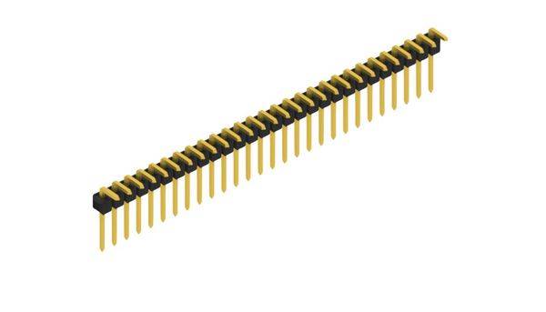 Fischer Elektronik Stiftleiste (Standard) Anzahl Reihen: 1 SL1808228G 10St.
