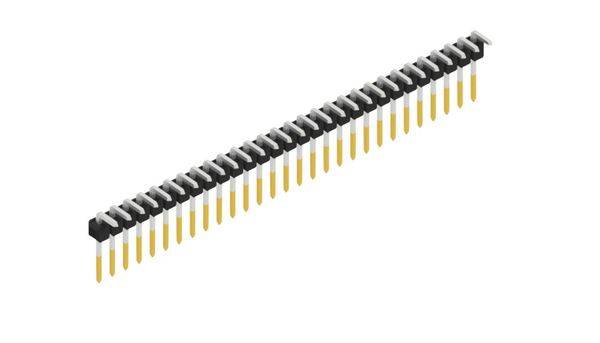 Fischer Elektronik Stiftleiste (Standard) Anzahl Reihen: 1 SL1808229S 10St.