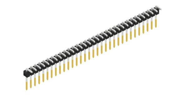 Fischer Elektronik Stiftleiste (Standard) Anzahl Reihen: 1 SL1808232S 10St.
