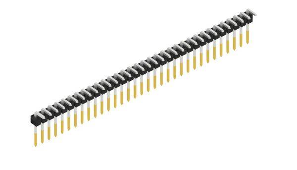 Fischer Elektronik Stiftleiste (Standard) Anzahl Reihen: 1 10053007 10St.
