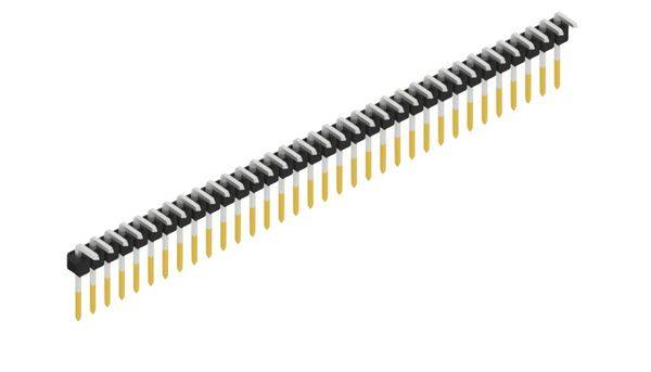 Fischer Elektronik Stiftleiste (Standard) Anzahl Reihen: 1 SL1808234S 10St.