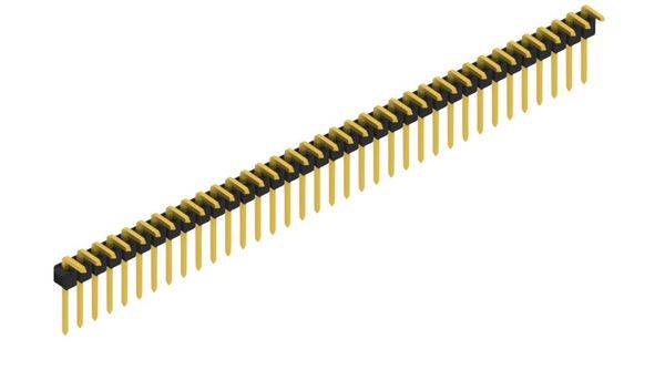 Fischer Elektronik Stiftleiste (Standard) Anzahl Reihen: 1 10053009 10St.