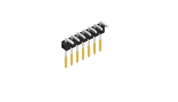 Fischer Elektronik Stiftleiste (Standard) Anzahl Reihen: 1 10174165 10St.