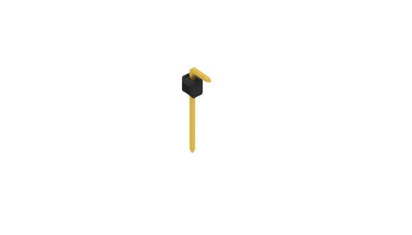 Fischer Elektronik Stiftleiste (Standard) Anzahl Reihen: 1 SL181081G 10St.
