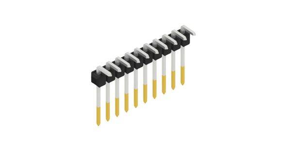 Fischer Elektronik Stiftleiste (Standard) Anzahl Reihen: 1 10053032 10St.