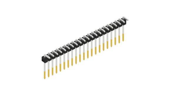 Fischer Elektronik Stiftleiste (Standard) Anzahl Reihen: 1 SL1810821S 10St.