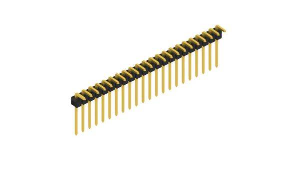 Fischer Elektronik Stiftleiste (Standard) Anzahl Reihen: 1 SL1810822G 10St.