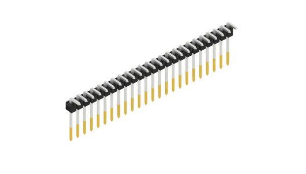 Fischer Elektronik Stiftleiste (Standard) Anzahl Reihen: 1 SL1810824S 10St.