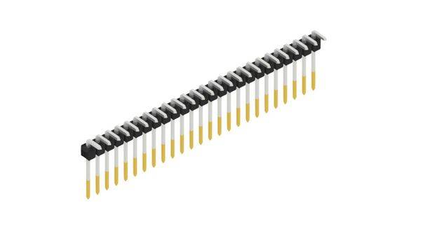 Fischer Elektronik Stiftleiste (Standard) Anzahl Reihen: 1 SL1810825S 10St.