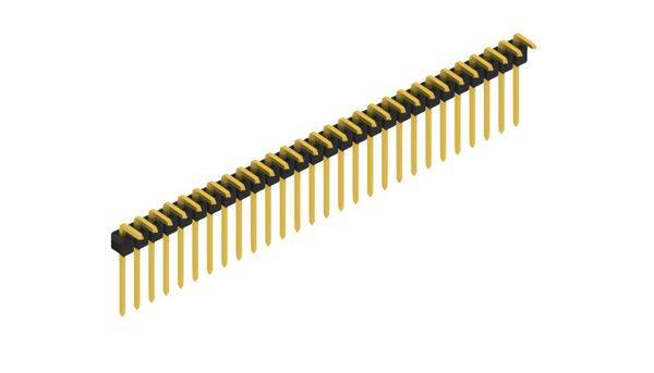 Fischer Elektronik Stiftleiste (Standard) Anzahl Reihen: 1 10053051 10St.