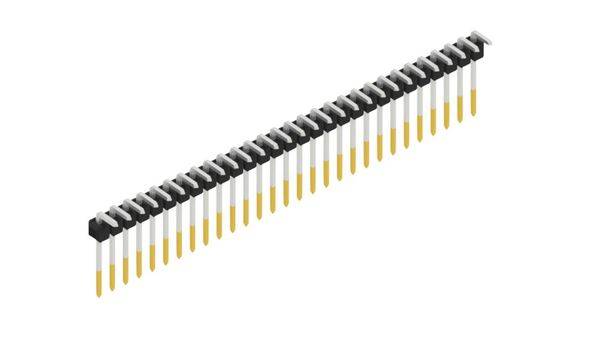 Fischer Elektronik Stiftleiste (Standard) Anzahl Reihen: 1 SL1810829S 10St.