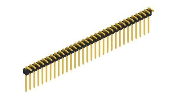 Fischer Elektronik Stiftleiste (Standard) Anzahl Reihen: 1 10141315 10St.