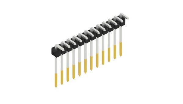 Fischer Elektronik Stiftleiste (Standard) Anzahl Reihen: 1 SL1813212S 10St.