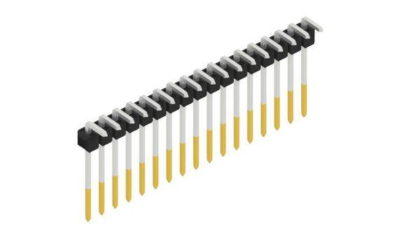 Fischer Elektronik Stiftleiste (Standard) Anzahl Reihen: 1 SL1813217S 10St.