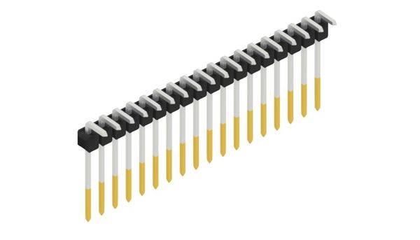 Fischer Elektronik Stiftleiste (Standard) Anzahl Reihen: 1 SL1813218S 10St.