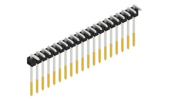Fischer Elektronik Stiftleiste (Standard) Anzahl Reihen: 1 SL1813219S 10St.