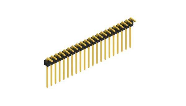 Fischer Elektronik Stiftleiste (Standard) Anzahl Reihen: 1 SL1813221G 10St.
