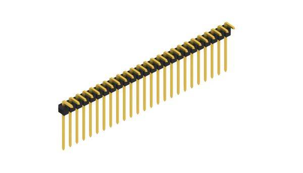 Fischer Elektronik Stiftleiste (Standard) Anzahl Reihen: 1 10053073 10St.