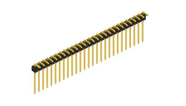 Fischer Elektronik Stiftleiste (Standard) Anzahl Reihen: 1 SL1813227G 10St.