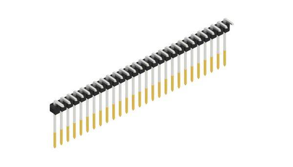 Fischer Elektronik Stiftleiste (Standard) Anzahl Reihen: 1 SL1813227S 10St.