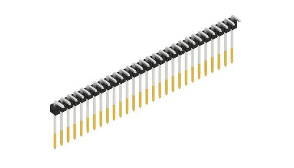 Fischer Elektronik Stiftleiste (Standard) Anzahl Reihen: 1 SL1813228S 10St.