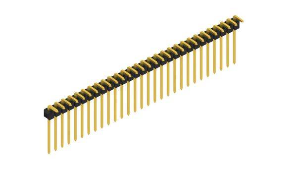 Fischer Elektronik Stiftleiste (Standard) Anzahl Reihen: 1 SL1813229G 10St.