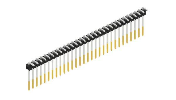 Fischer Elektronik Stiftleiste (Standard) Anzahl Reihen: 1 SL1813230S 10St.