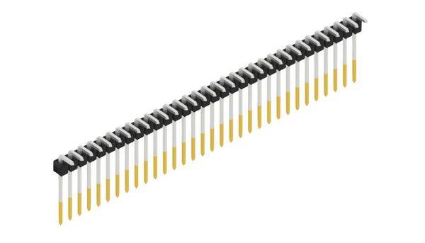 Fischer Elektronik Stiftleiste (Standard) Anzahl Reihen: 1 SL1813232S 10St.
