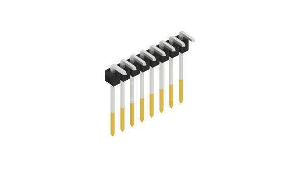 Fischer Elektronik Stiftleiste (Standard) Anzahl Reihen: 1 10127516 10St.
