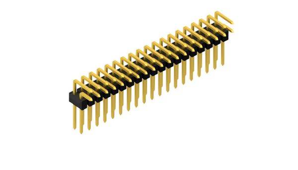 Fischer Elektronik Stiftleiste (Standard) Anzahl Reihen: 2 10053138 10St.