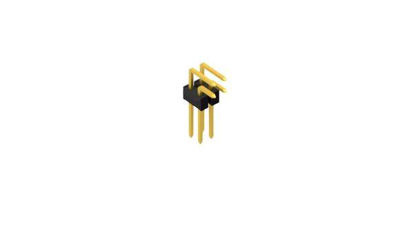 Fischer Elektronik Stiftleiste (Standard) Anzahl Reihen: 2 10053103 10St.