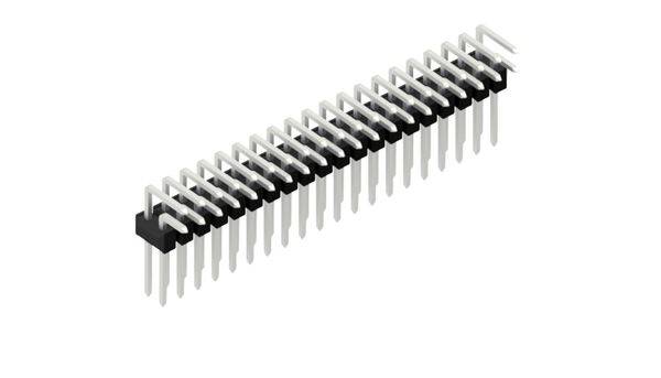 Fischer Elektronik Stiftleiste (Standard) Anzahl Reihen: 2 10053142 10St.