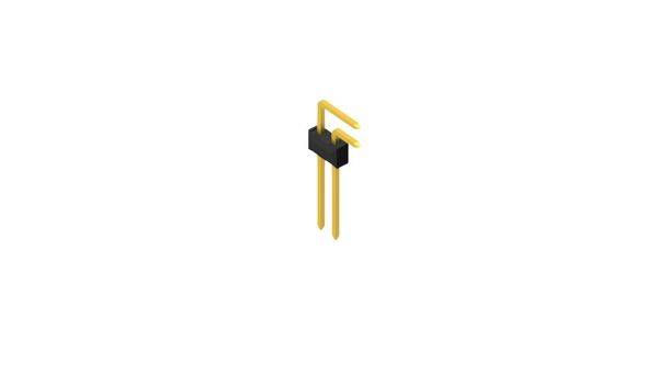 Fischer Elektronik Stiftleiste (Standard) Anzahl Reihen: 2 10135068 10St.