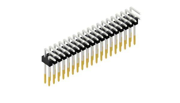 Fischer Elektronik Stiftleiste (Standard) Anzahl Reihen: 2 10053179 10St.