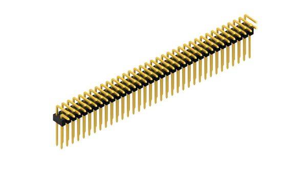 Fischer Elektronik Stiftleiste (Standard) Anzahl Reihen: 2 10053187 10St.