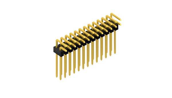 Fischer Elektronik Stiftleiste (Standard) Anzahl Reihen: 2 10053205 10St.