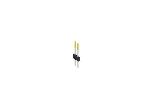 Fischer Elektronik Stiftleiste (Standard) Anzahl Reihen: 2 10131983 10St.