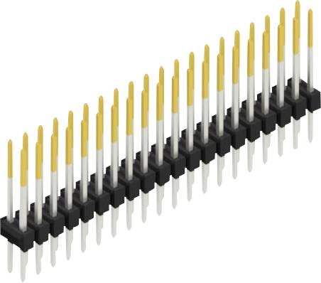 Fischer Elektronik Stiftleiste (Standard) Anzahl Reihen: 2 10053653 10St.