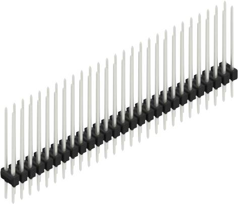 Fischer Elektronik Stiftleiste (Standard) Anzahl Reihen: 2 SL217954Z 10St.