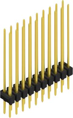 Fischer Elektronik Stiftleiste (Standard) Anzahl Reihen: 2 10053745 10St.