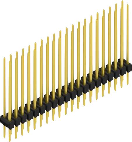 Fischer Elektronik Stiftleiste (Standard) Anzahl Reihen: 2 10053760 10St.